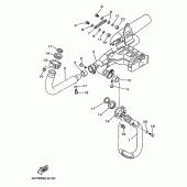 Схема вузла: Вихлопна система Yamaha XV1100 Virago