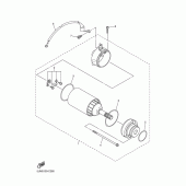 Схема вузла: Електричний стартер Yamaha WR250 WR250F