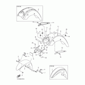 Схема узла: Крыло Yamaha XVS1300 Midnight Star