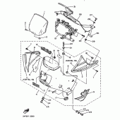 Схема узла: Облицовочные элементы 1 Yamaha XTZ660 Tenere