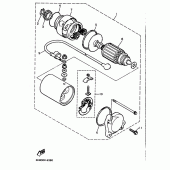 Схема вузла: Стартер електричний Yamaha XJ600 Diversion (S-TYPE)