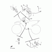 Схема вузла: Електроустаткування 1 Yamaha YZ450F YZ450F