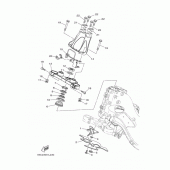 Схема узла: Рулевой механизм Yamaha XP500 T-MAX 530