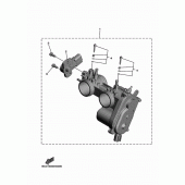 Схема вузла: Впускна система 2 Yamaha XP530 T-MAX DX