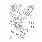 Схема вузла: Рама Yamaha XP500 T-MAX