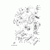 Схема узла: Топливный бак Yamaha YBR250