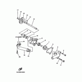 Схема вузла: Водяний насос Yamaha YP250 Majesty DX