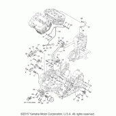 Схема вузла: Масляний насос Yamaha XV1900 Raider