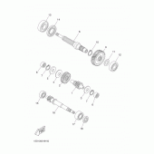 Схема вузла: Трансмісія Yamaha YP400