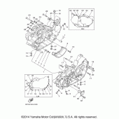 Схема узла: Картер двигателя Yamaha XV1700 Road Star Midnight Warrior