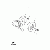 Схема узла: Генератор Yamaha YZ250 YZ250