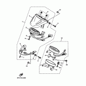 Схема узла: Панель приборов Yamaha XV1700 Road Star Warrior