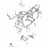 Схема вузла: Рама Yamaha VMX12 V-MAX