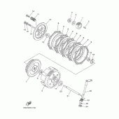 Схема узла: Сцепление Yamaha TTR125 TT-R125