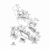 Схема узла: Радиатор и Патрубок системы охлаждения Yamaha MT09/ MTN850 MT-09