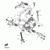 Схема узла: Масляный бак Yamaha TT600