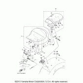 Схема вузла: Сидіння Yamaha XV1900 Stratoliner S