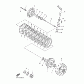 Схема вузла: Зчеплення Yamaha YZ450F YZ450F