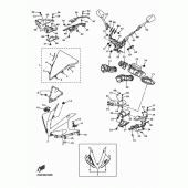 Схема вузла: Облицювальні елементи 1 Yamaha YZF-R1 R1