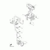 Схема узла: Панель приборов Yamaha WR250 WR250F