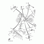 Схема вузла: Електроустаткування 1 Yamaha XJ6 Diversion F