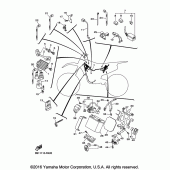 Схема вузла: Електроустаткування 2 Yamaha YZ450F YZ450FX