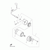 Схема вузла: Електричний стартер Yamaha XVS400 Drag Star Classic