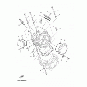 Схема вузла: Головка циліндра Yamaha XT660 XT660Z Tenere