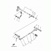 Схема вузла: Вал перемикання Yamaha MTN320 MT-03 (ABS)