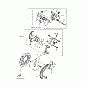 Схема узла: Передний тормоз Yamaha XT225 Serow