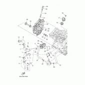 Схема вузла: Водяний насос Yamaha MT07/MTT690 MT-07 Tracer