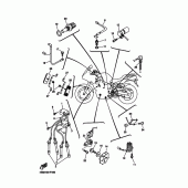 Схема узла: Электрооборудование 1 Yamaha FZ6 FZ6