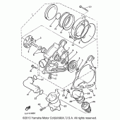 Схема узла: Водяной насос Yamaha XVZ1300 Venture Royale