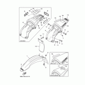 Схема вузла: Крило Yamaha TTR125 TT-R125