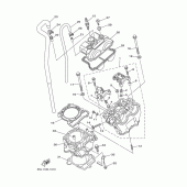 Схема вузла: Циліндр Yamaha YZ250 YZ250F
