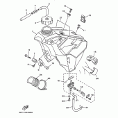 Схема узла: Топливный бак Yamaha YZ250 YZ250