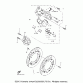 Схема узла: Передний тормоз Yamaha FZ6 FZ6R