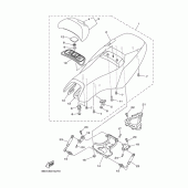 Схема вузла: Сидіння Yamaha XP500 T-MAX