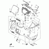 Схема узла: Motorverkleindung 1 Yamaha XTZ660 Tenere