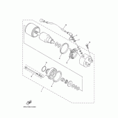 Схема вузла: Електричний стартер Yamaha YP400 Majesty