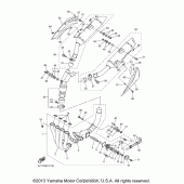 Схема вузла: Вихлопна система Yamaha YZF-R1 R1S Limited Edition