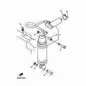 Схема вузла: Задня підвіска Yamaha TRX850