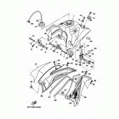 Схема узла: Топливный бак Yamaha TTR125 TT-R125