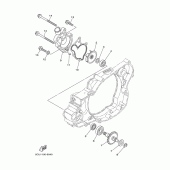 Схема вузла: Водяний насос Yamaha YZ250 YZ250