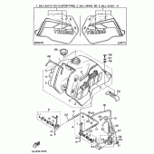 Схема узла: Топливный бак Yamaha XT600 XT600