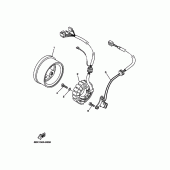 Схема узла: Генератор Yamaha TW125