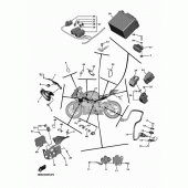 Схема вузла: Електроустаткування 2 Yamaha YZF-R6/ YZF600 R6