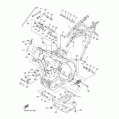 Схема узла: Рама Yamaha WR450F
