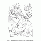 Схема узла: Впускная система Yamaha XVS1100 V-Star Classic