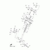 Схема узла: Рулевой механизм Yamaha XVS1300 Midnight Star